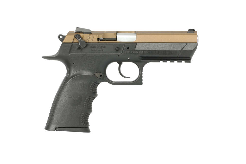 Handguns Magnum Research Baby Eagle III Full Size 9mm BE III 9MM BRONZE 15+1 • FULL SIZE | TACTICAL RAIL • Model: Baby Eagle III Full Size